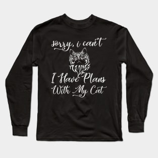 I Love My Cat Long Sleeve T-Shirt